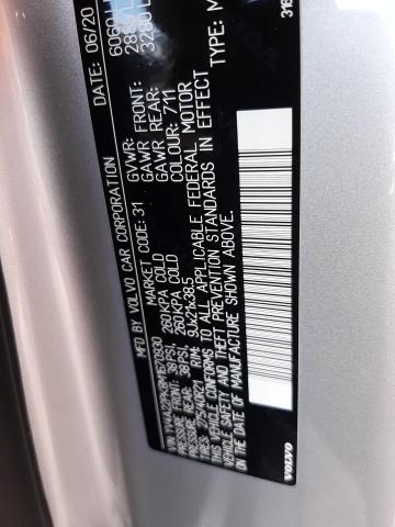 Photo 10 from auction – 2021 VOLVO XC90 T6 MO with VIN YV4A22PK8M1670930