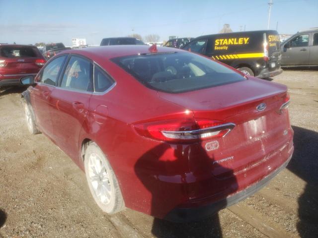 Photo 3 from auction – 2020 FORD FUSION SE with VIN 3FA6P0HD0LR245596