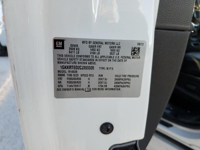 Photo 10 from auction – 2012 GMC ACADIA DEN with VIN 1GKKRTED2CJ393305