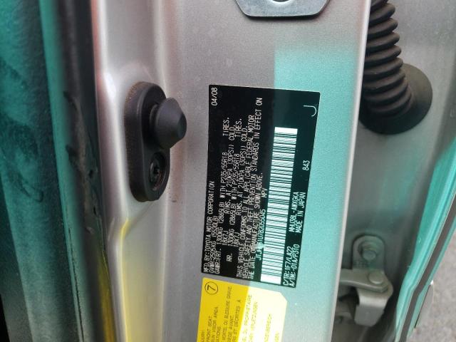 Photo 10 from auction – 2008 LEXUS RX 400H with VIN JTJHW31U782055045