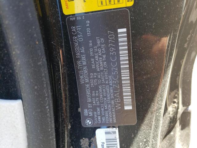 Photo 10 from auction – 2012 BMW 650 I with VIN WBALZ3C52CC397707