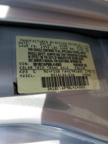 Photo 10 from auction – 2011 NISSAN VERSA S with VIN 3N1BC1AP9BL414503