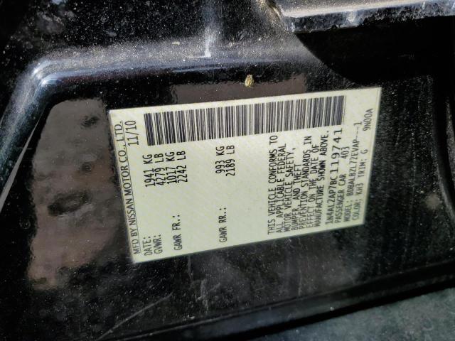 Photo 10 from auction – 2011 NISSAN ALTIMA BAS with VIN 1N4AL2AP7BC119741