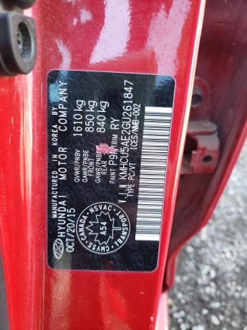 Photo 10 from auction – 2016 HYUNDAI ACCENT SPO with VIN KMHCU5AE2GU261847