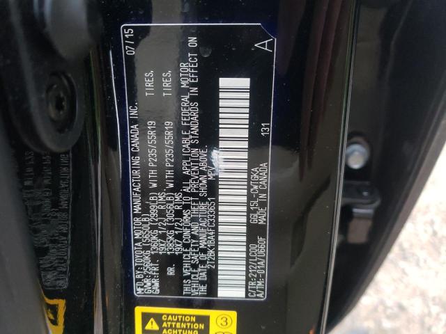 Photo 10 from auction – 2015 LEXUS RX 350 BAS with VIN 2T2BK1BA4FC333651