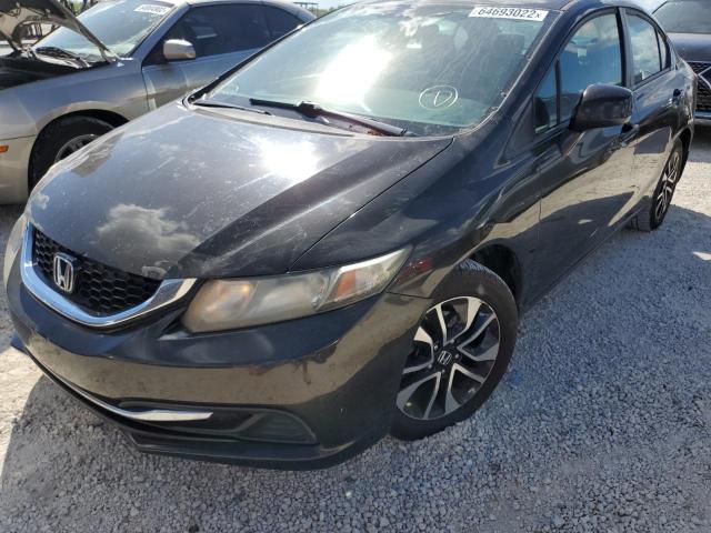 Photo 2 from auction – 2013 HONDA CIVIC EX with VIN 19XFB2F85DE067557