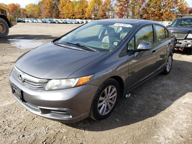 Photo 2 from auction – 2012 HONDA CIVIC EXL with VIN 2HGFB2F93CH553023