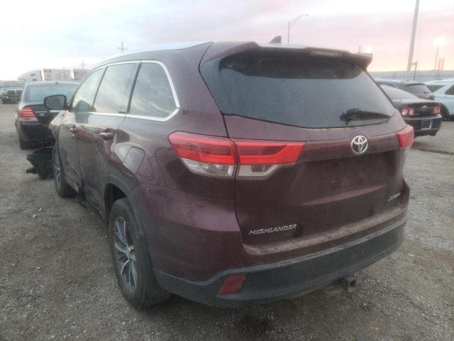 Photo 3 from auction – 2018 TOYOTA HIGHLANDER with VIN 5TDJZRFH8JS833104