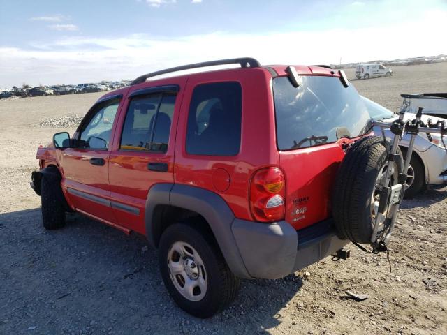 Photo 3 from auction – 2002 JEEP LIBERTY SP with VIN 1J4GL48K82W317229
