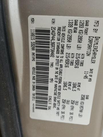 Photo 10 from auction – 2006 DODGE GRAND CARAVAN with VIN 2D4GP44L96R730402