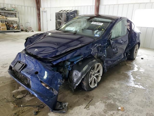 Photo 2 from auction – 2021 TESLA MODEL Y with VIN 5YJYGAEE5MF187977