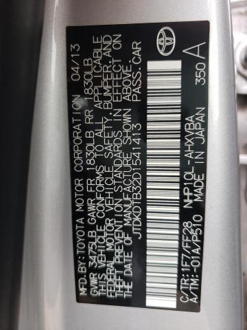 Photo 10 from auction – 2013 TOYOTA PRIUS C with VIN JTDKDTB32D1541413