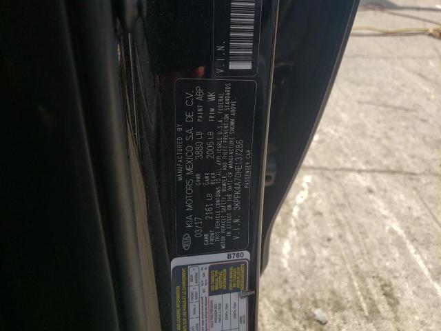 Photo 10 from auction – 2017 KIA FORTE LX with VIN 3KPFK4A70HE137286