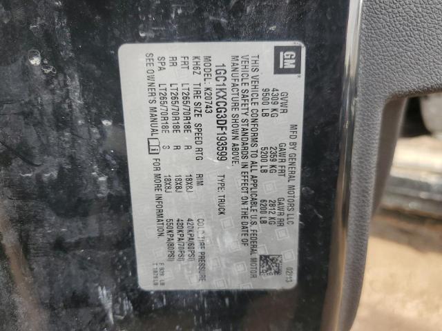 Photo 10 from auction – 2013 CHEVROLET SILVERADO with VIN 1GC1KXCG3DF193599