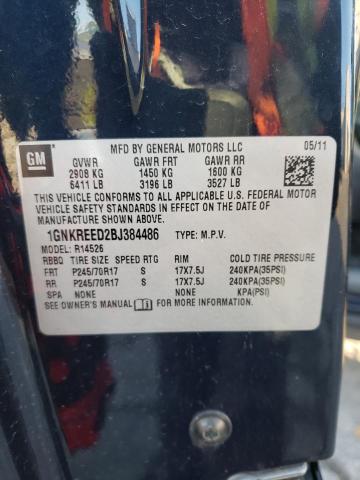 Photo 10 from auction – 2011 CHEVROLET TRAVERSE L with VIN 1GNKREED2BJ384486