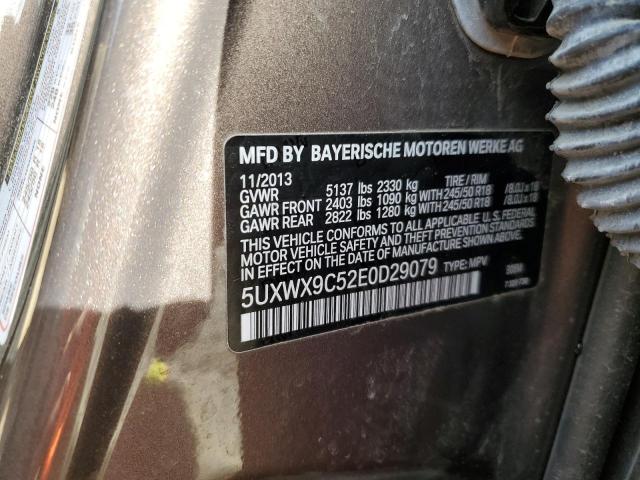 Photo 10 from auction – 2014 BMW X3 XDRIVE2 with VIN 5UXWX9C52E0D29079