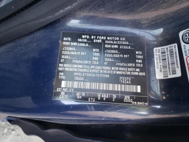 Photo 10 from auction – 2010 FORD TRANSIT CO with VIN NM0LS7DN3AT017099