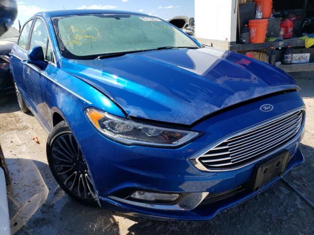 FORD FUSION SE 2017 with VIN 3FA6P0HD5HR256777 - Photo from auction