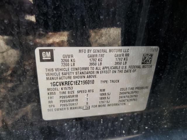 Photo 10 from auction – 2014 CHEVROLET SILVERADO with VIN 1GCVKREC1EZ196010