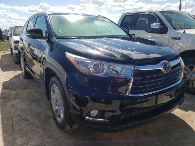 TOYOTA HIGHLANDER 2015 with VIN 5TDDKRFH6FS074395 - Photo from auction