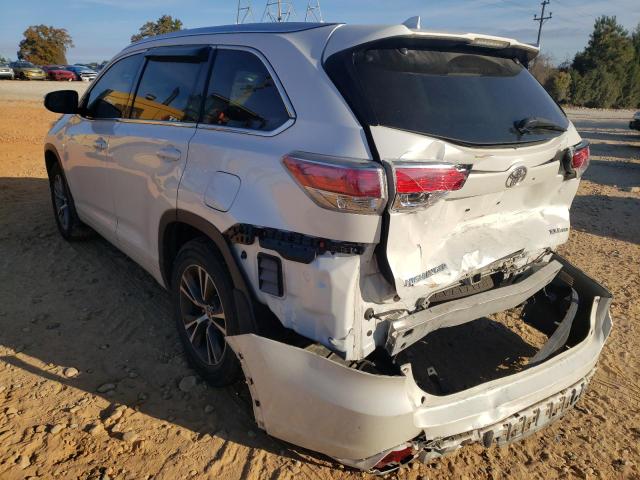 Photo 3 from auction – 2016 TOYOTA HIGHLANDER with VIN 5TDJKRFH5GS295376