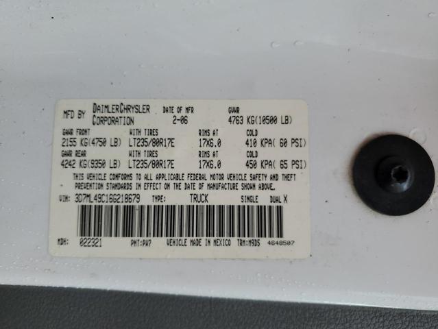 Photo 10 from auction – 2006 DODGE RAM 3500 with VIN 3D7ML49C16G218679