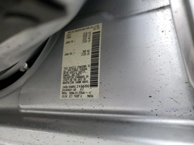 Photo 10 from auction – 2019 NISSAN ALTIMA SL with VIN 1N4BL4EW0KC246686