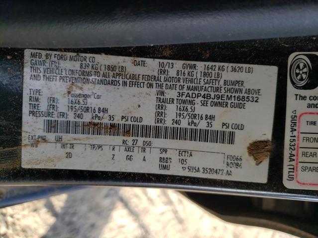Photo 10 from auction – 2014 FORD FIESTA SE with VIN 3FADP4BJ9EM168532