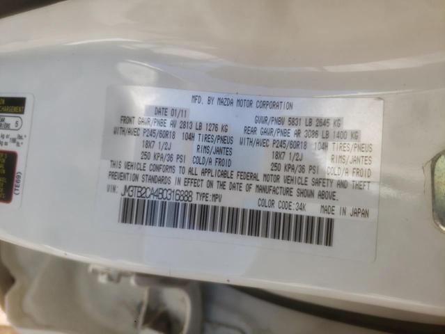 Photo 10 from auction – 2011 MAZDA CX-9 with VIN JM3TB2CA4B0316888