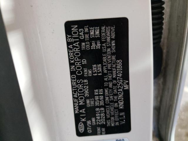 Photo 10 from auction – 2016 KIA SOUL with VIN KNDJN2A25G7401868