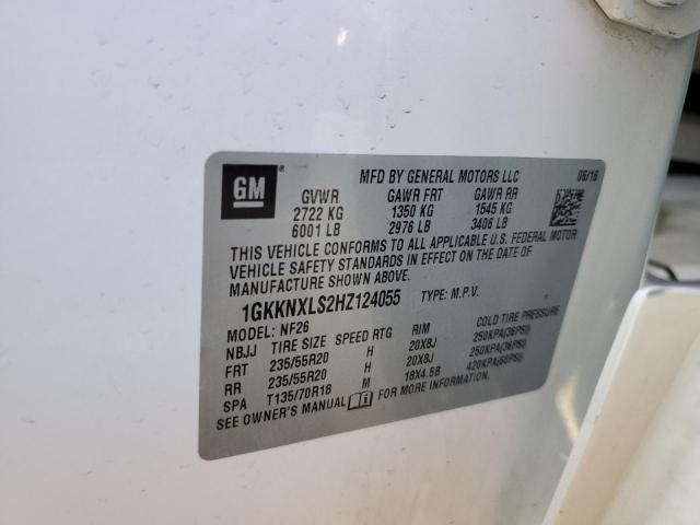 Photo 10 from auction – 2017 GMC ACADIA DEN with VIN 1GKKNXLS2HZ124055