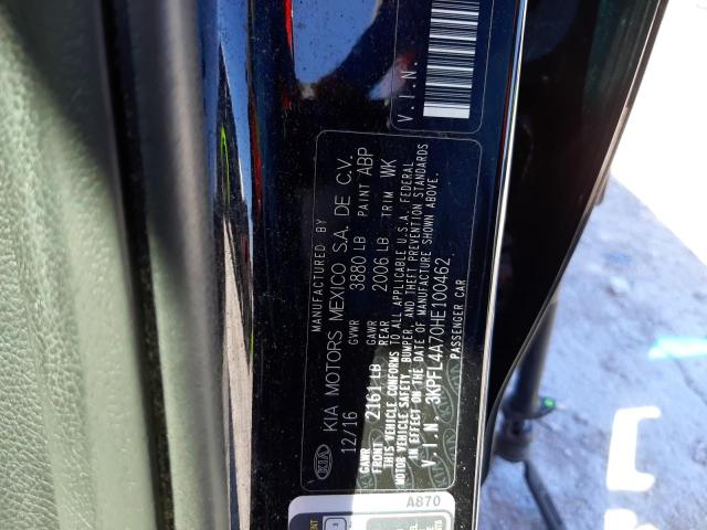 Photo 10 from auction – 2017 KIA FORTE LX with VIN 3KPFL4A70HE100462