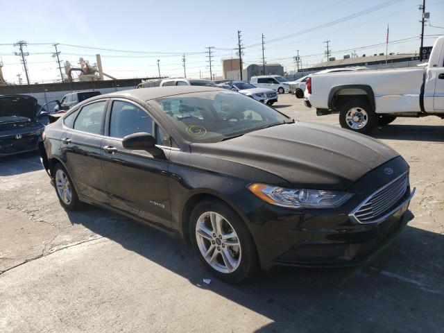 FORD FUSION SE 2018 with VIN 3FA6P0LU2JR204388 - Photo from auction