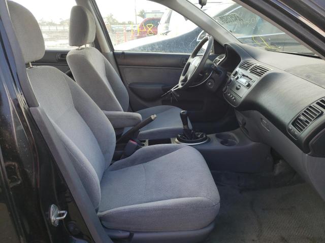 Photo 5 from auction – 2001 HONDA CIVIC EX with VIN 2HGES25741H619541