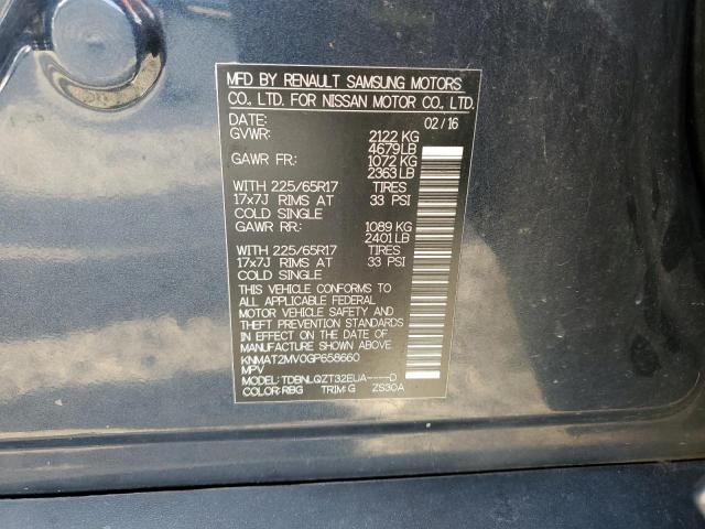 Photo 10 from auction – 2016 NISSAN ROGUE S with VIN KNMAT2MV0GP658660