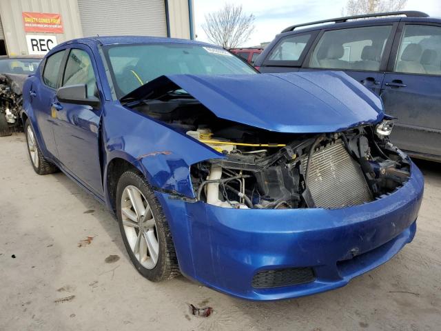 DODGE AVENGER SE 2014 with VIN 1C3CDZAB5EN223641 - Photo from auction