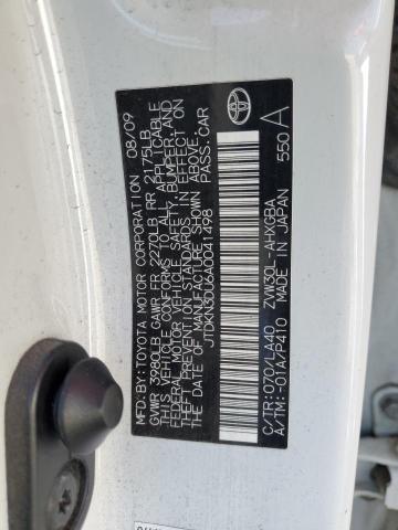 Photo 10 from auction – 2010 TOYOTA PRIUS with VIN JTDKN3DU6A0041498