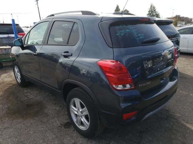 Photo 3 from auction – 2021 CHEVROLET TRAX 1LT with VIN KL7CJPSB4MB341460