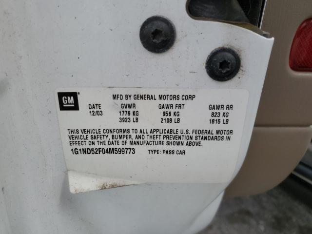 Photo 10 from auction – 2004 CHEVROLET CLASSIC with VIN 1G1ND52F04M599773