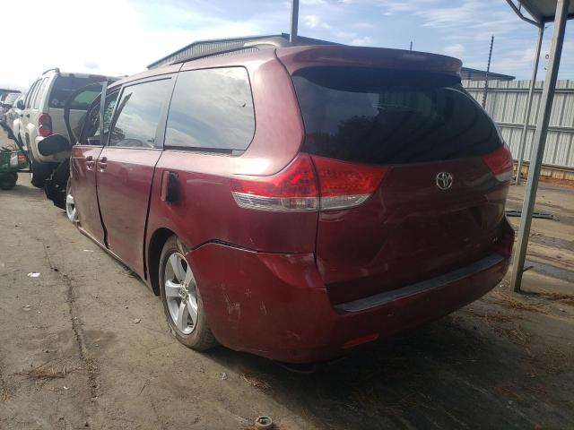 Photo 3 from auction – 2011 TOYOTA SIENNA LE with VIN 5TDKK3DC8BS068815
