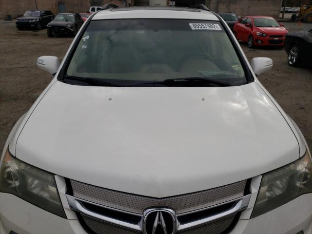 Photo 9 from auction – 2007 ACURA MDX TECHNO with VIN 2HNYD28387H529651