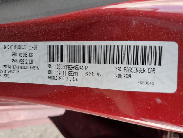 Photo 10 from auction – 2017 CHRYSLER 200 LX with VIN 1C3CCCFB2HN504132