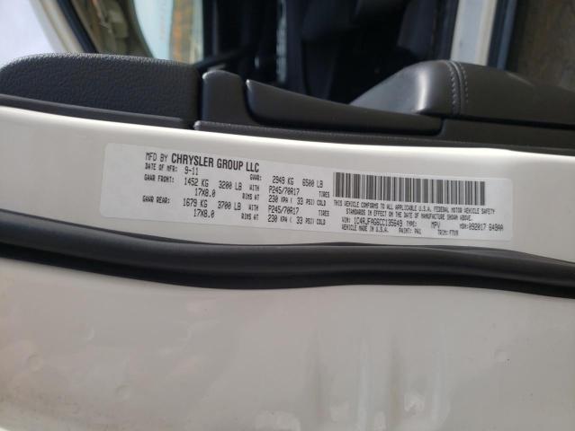 Photo 10 from auction – 2012 JEEP GRAND CHER with VIN 1C4RJFAG6CC135649