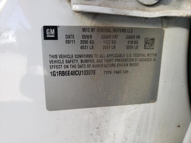 Photo 10 from auction – 2012 CHEVROLET VOLT with VIN 1G1RB6E48CU103978