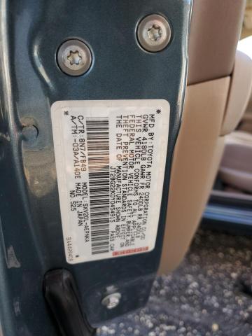 Photo 10 from auction – 2000 TOYOTA CAMRY CE with VIN JT2BG22K0Y0454915