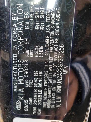 Photo 10 from auction – 2016 KIA SOUL with VIN KNDJN2A22G7271256
