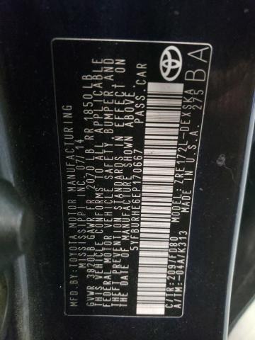 Photo 10 from auction – 2014 TOYOTA COROLLA L with VIN 5YFBURHE6EP170667