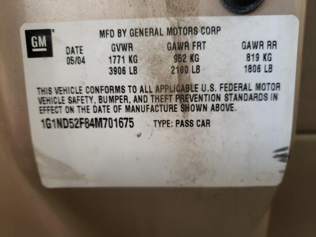 Photo 10 from auction – 2004 CHEVROLET MALIBU CLA with VIN 1G1ND52F84M701675