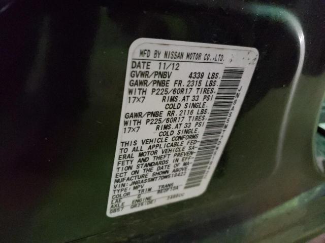 Photo 10 from auction – 2013 NISSAN ROGUE S with VIN JN8AS5MT7DW518422