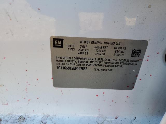 Photo 10 from auction – 2014 CHEVROLET MALIBU 1LT with VIN 1G11C5SL9EF167552